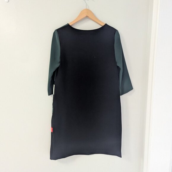 Cop.Copine Graphic Color Block Shift Dress - Picture 2 of 5